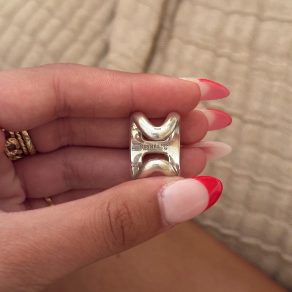 Hermes Osmose Silver Ring - Picture 4 of 6
